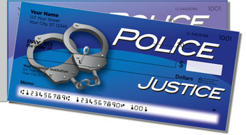Police Side Tear Personalized Checks