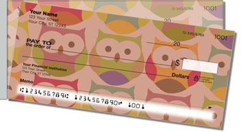 Winking Owl Side Tear Personalized Checks