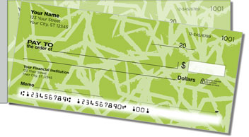 Giraffe Print Side Tear Theme Checks