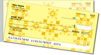 Quilt Square Side Tear Design Checks