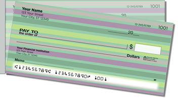 Horizontal Stripe Side Tear Design Checks