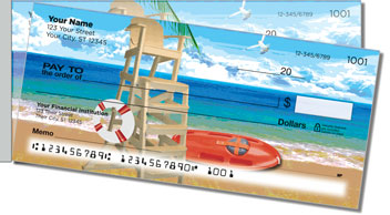 Lifeguard Side Tear Personalized Checks