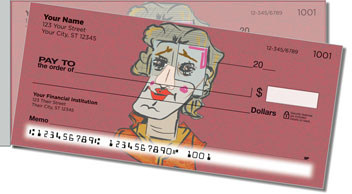 Picasso Portrait Side Tear Theme Checks