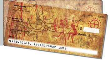 Cave Painting Side Tear Theme Checks