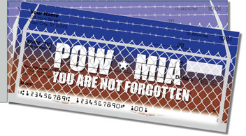 POW MIA Side Tear Personalized Checks