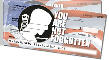 POW MIA Side Tear Theme Checks