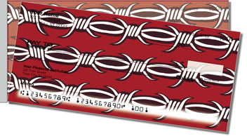 Barbed Wire Side Tear Theme Checks