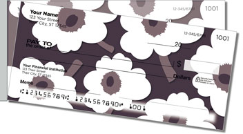 Big Floral Side Tear Design Checks