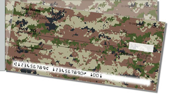 Digital Camo Side Tear Design Checks