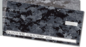 Digital Camo Side Tear Personalized Checks