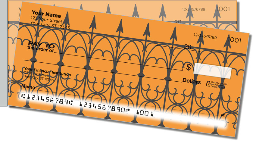 Wrought Iron Fence Side Tear Checks