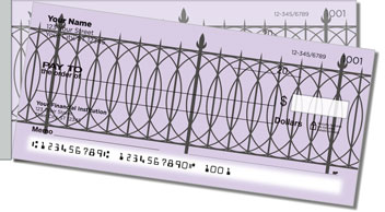 Wrought Iron Fence Side Tear Design Checks