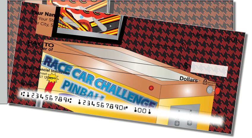 Pinball Side Tear Personal Checks
