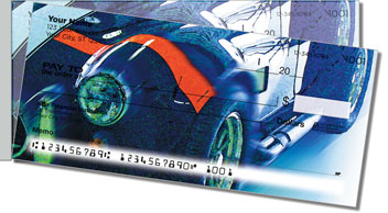 Car Racing Side Tear Design Checks