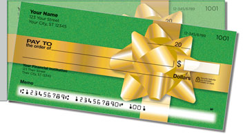 Christmas Bow Side Tear Theme Checks