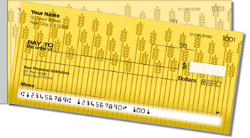 Wheat Field Side Tear Design Checks