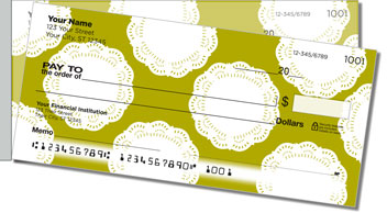 Lace Doily Side Tear Design Checks