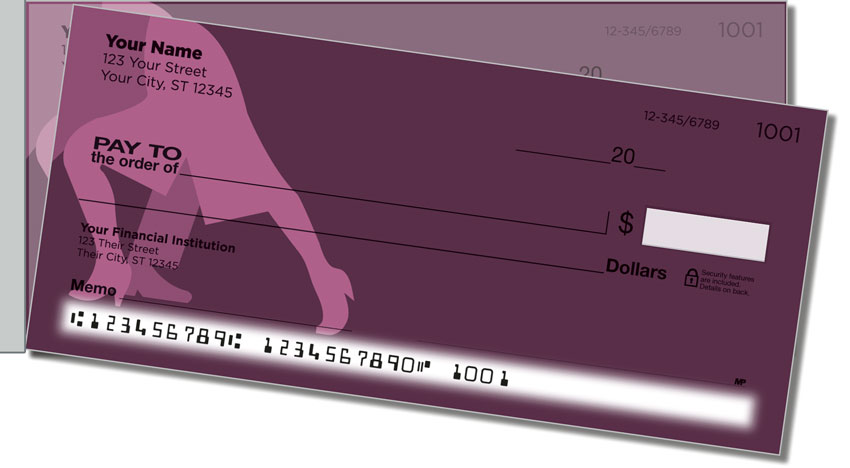 Ballroom Dancing Side Tear Personal Checks