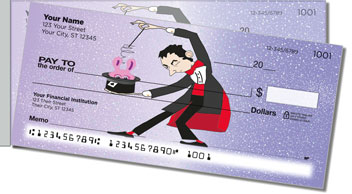 Magic Trick Side Tear Personalized Checks