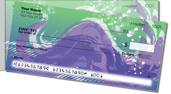 Painted Wave Side Tear Theme Checks