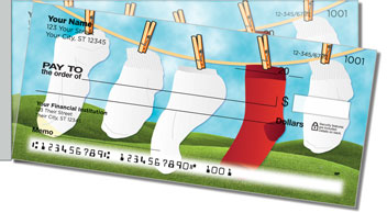 Laundry Day Side Tear Personalized Checks