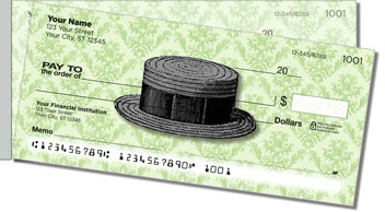 Derby & Top Hat Side Tear Personalized Checks
