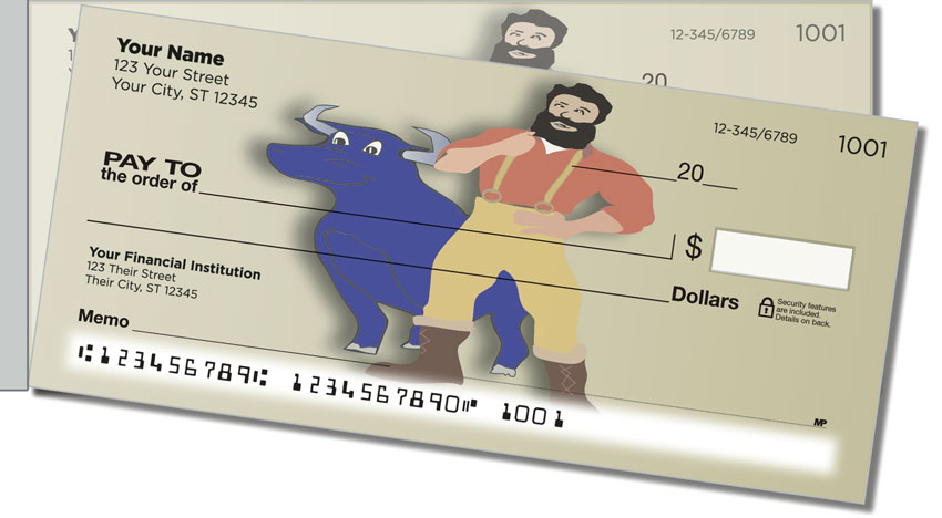 American Folklore Side Tear Personal Checks