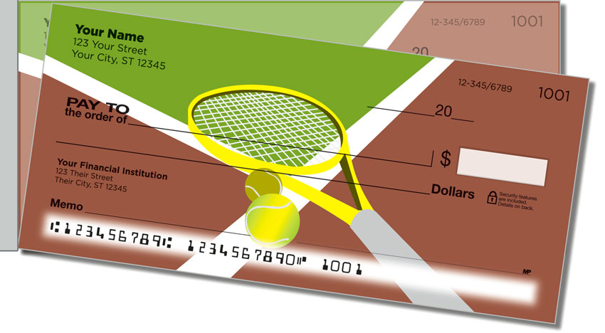 Tennis Pro Side Tear Personal Checks
