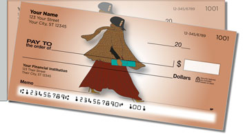 Fashion Model Side Tear Personalized Checks