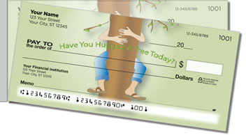 Green Living Side Tear Design Checks