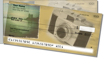 Vintage Camera Side Tear Theme Checks