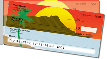 Hawaii Vacation Side Tear Personalized Checks
