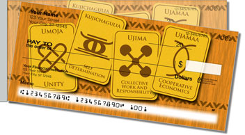 Kwanzaa Side Tear Design Checks
