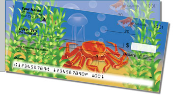 Tropical Fish Side Tear Theme Checks