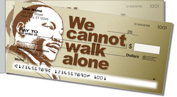Martin Luther King Side Tear Design Checks