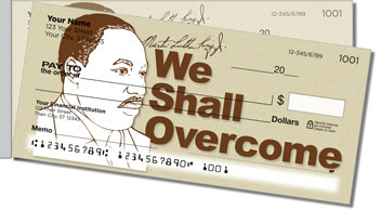 Martin Luther King Side Tear Personalized Checks