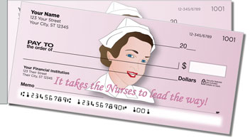 Nurse Side Tear Personalized Checks