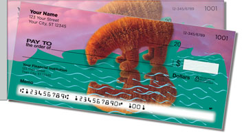 Fuzzy Bear Side Tear Design Checks