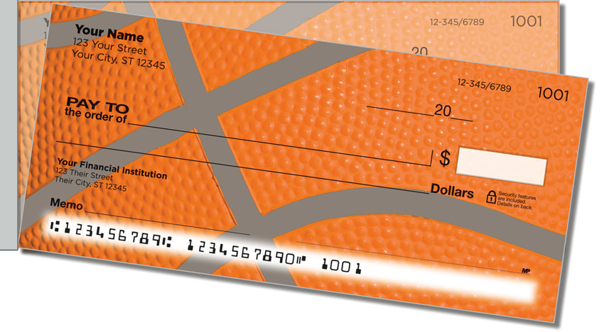 Classic Basketball Side Tear Personal Checks