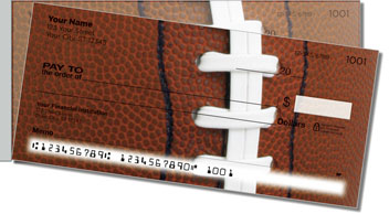 Classic Football Side Tear Personalized Checks
