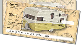 Vintage Camper Side Tear Design Checks