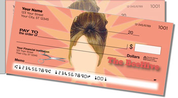 Cool Hairstyle Side Tear Design Checks