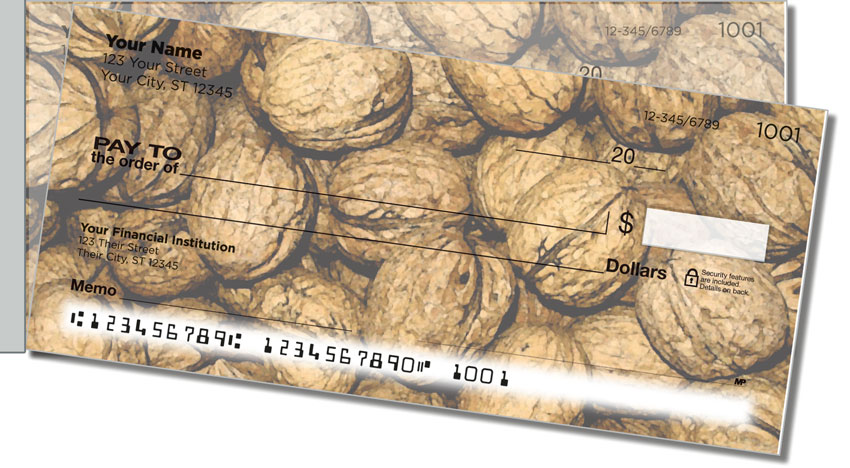 Go Nuts! Side Tear Personal Checks