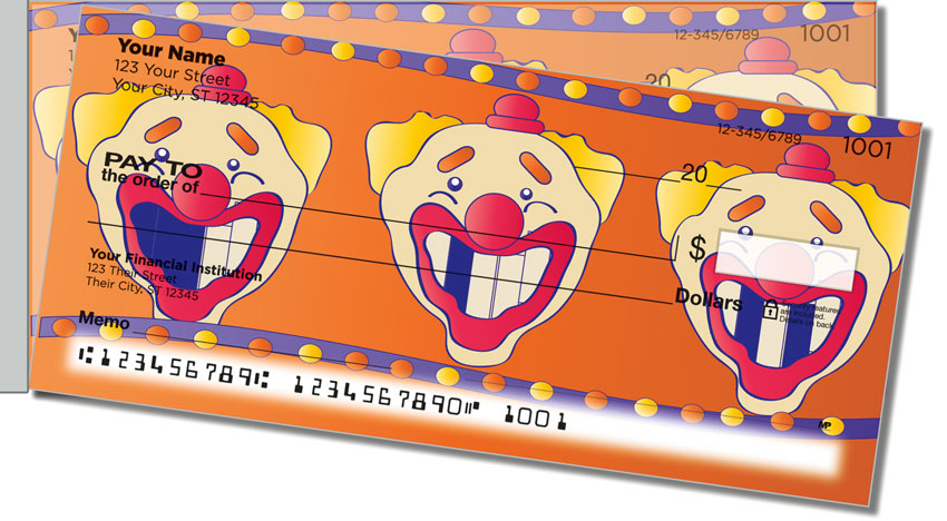 Carnival Fun Side Tear Personal Checks