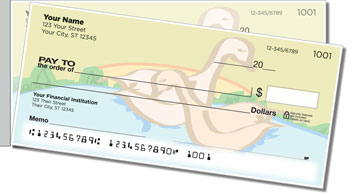 Geese Side Tear Design Checks