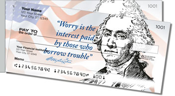 George Washington Side Tear Theme Checks