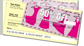 Coupon Clipper Side Tear Design Checks