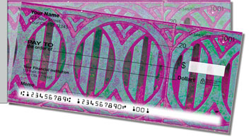 Colored Ring Side Tear Personalized Checks