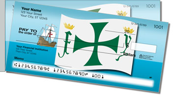 Christopher Columbus Side Tear Personalized Checks