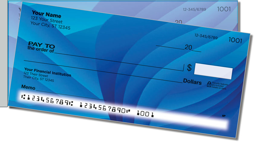 Colorful Energy Side Tear Personal Checks